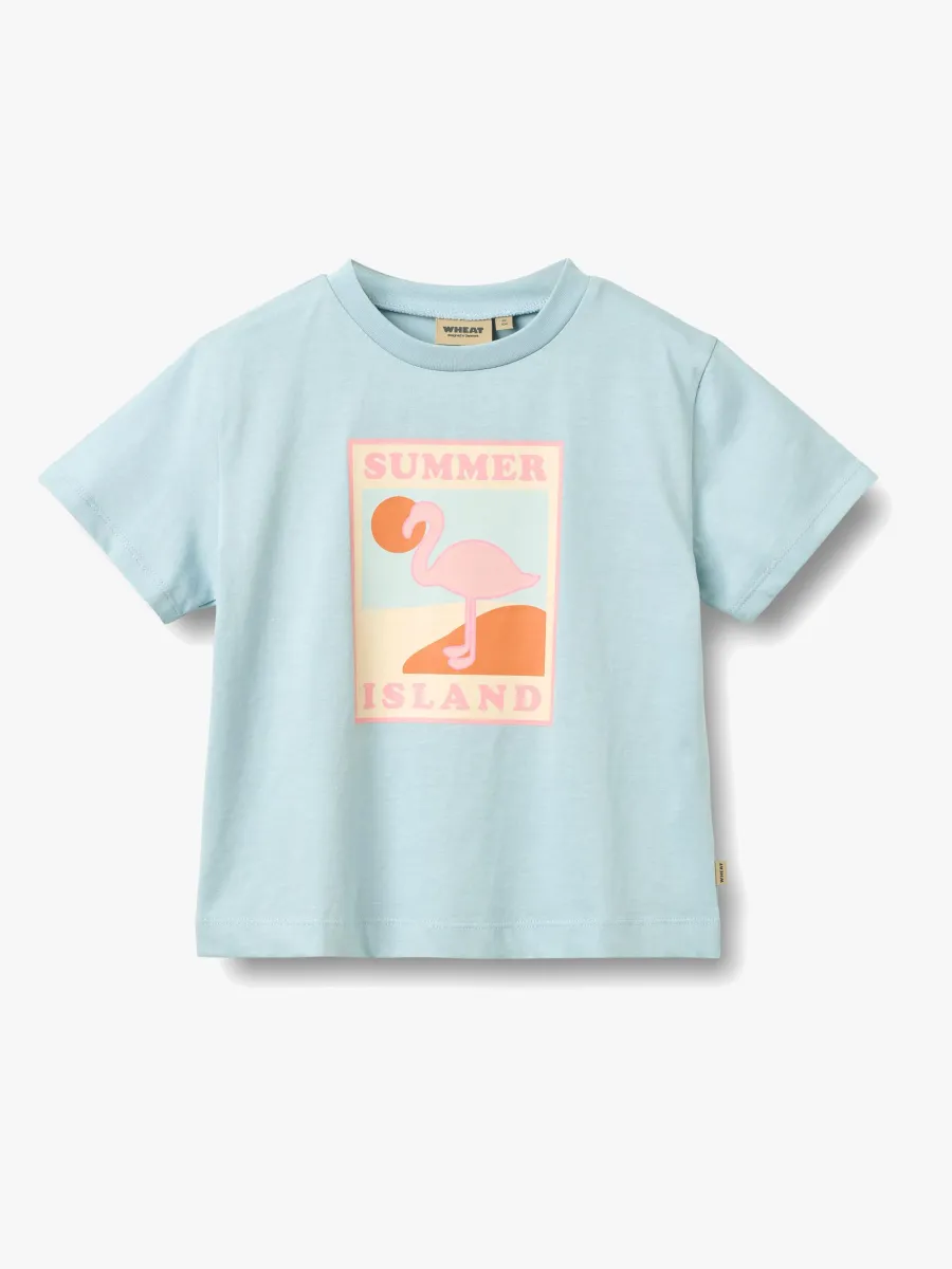 Wheat Mirsa T-shirt, Summer Sky, 122