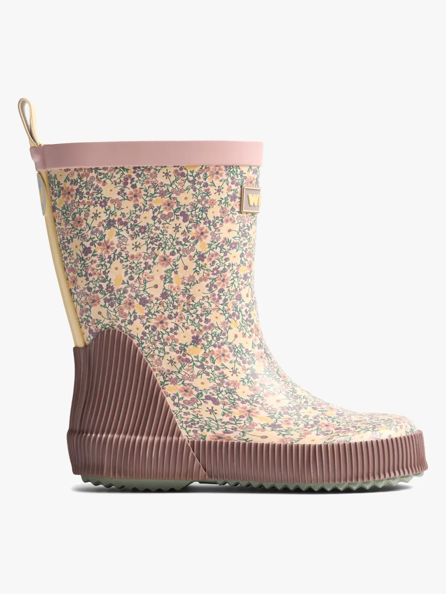 Wheat Welly Gummistövlar, Rose/Flowers, 26