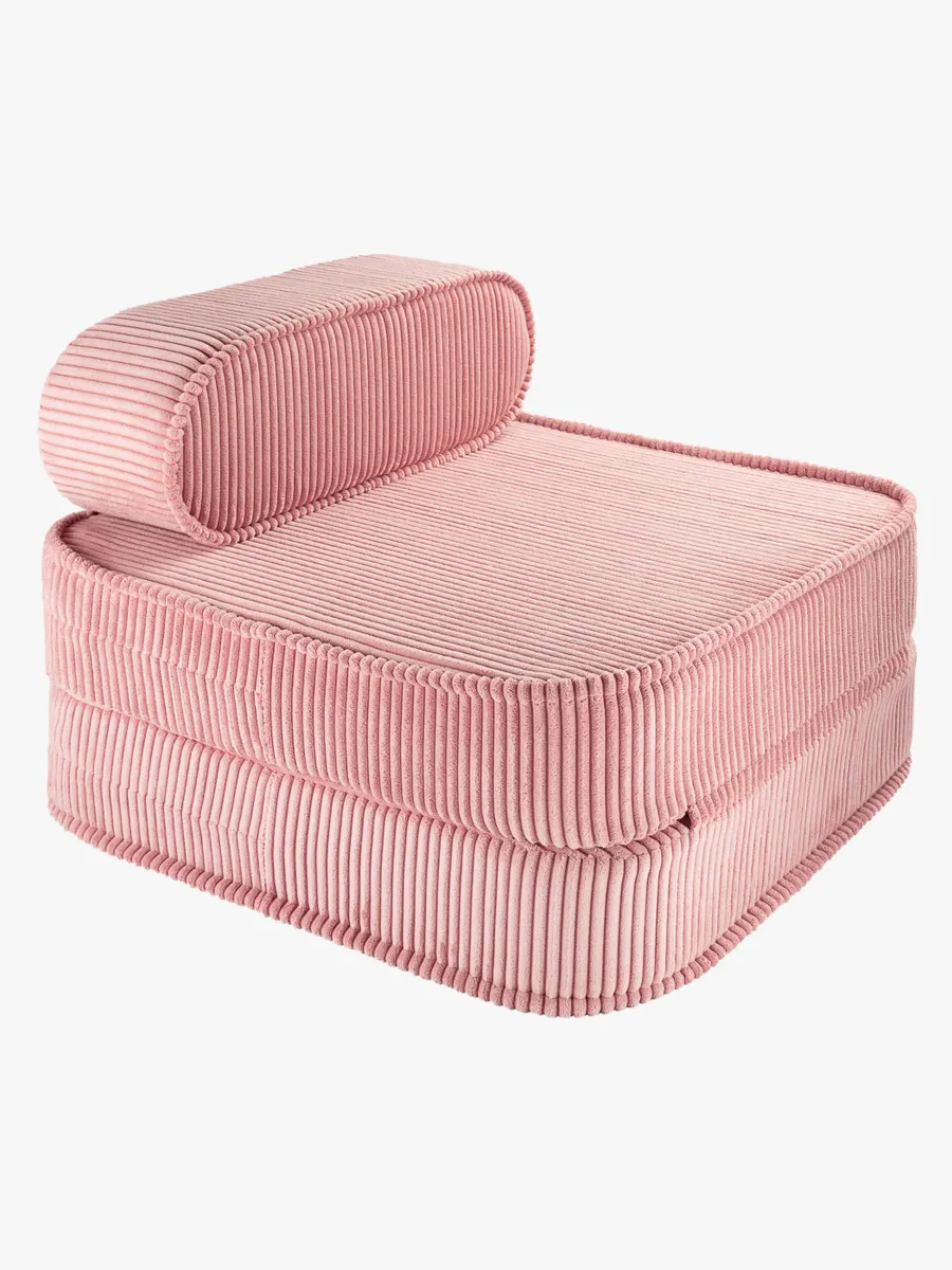 Wigiwama Flip Vikbar Barnstol 150x60 cm, Pink Mousse