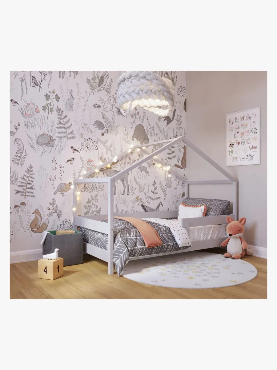 Yappy Kids Hussäng 89x169x135, Grå, Barnsäng, Juniorsäng