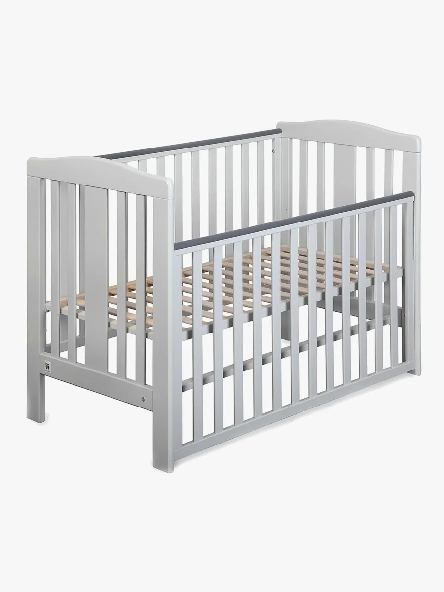 Yappy Kids Spjälsäng Dropside, Grå