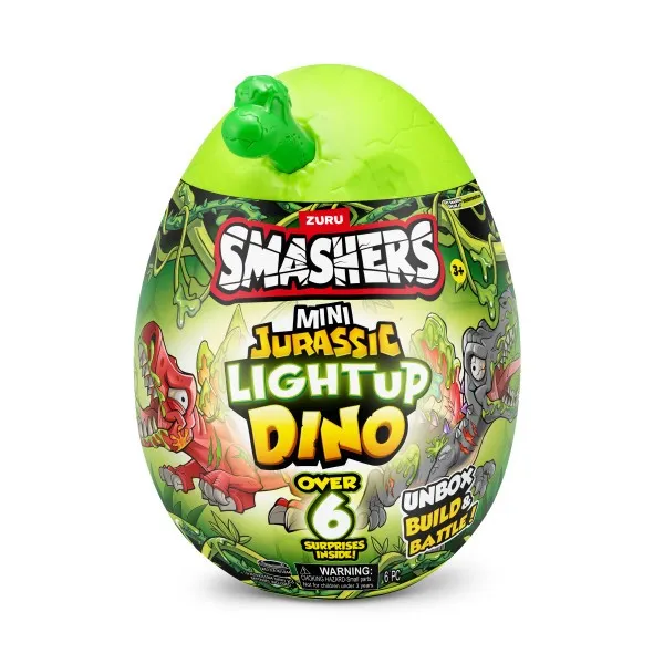 Zuru Smashers Mini Jurassic Light Up Dino Egg