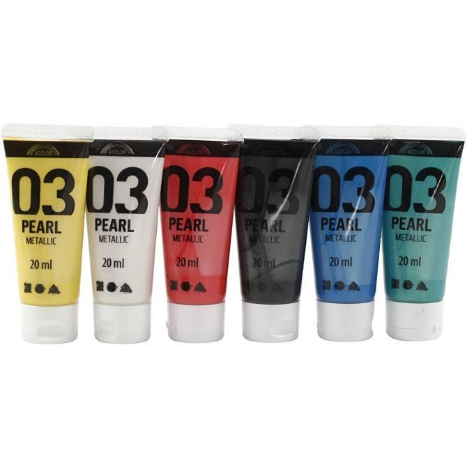 A-color Akrylfärg Readymix Standardfärger