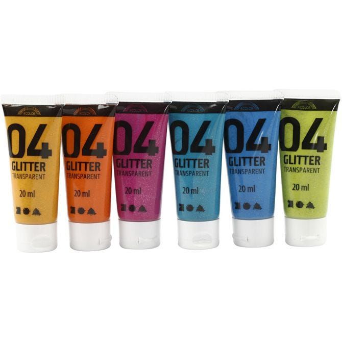 A-color Glitterfärg Mixade Färger