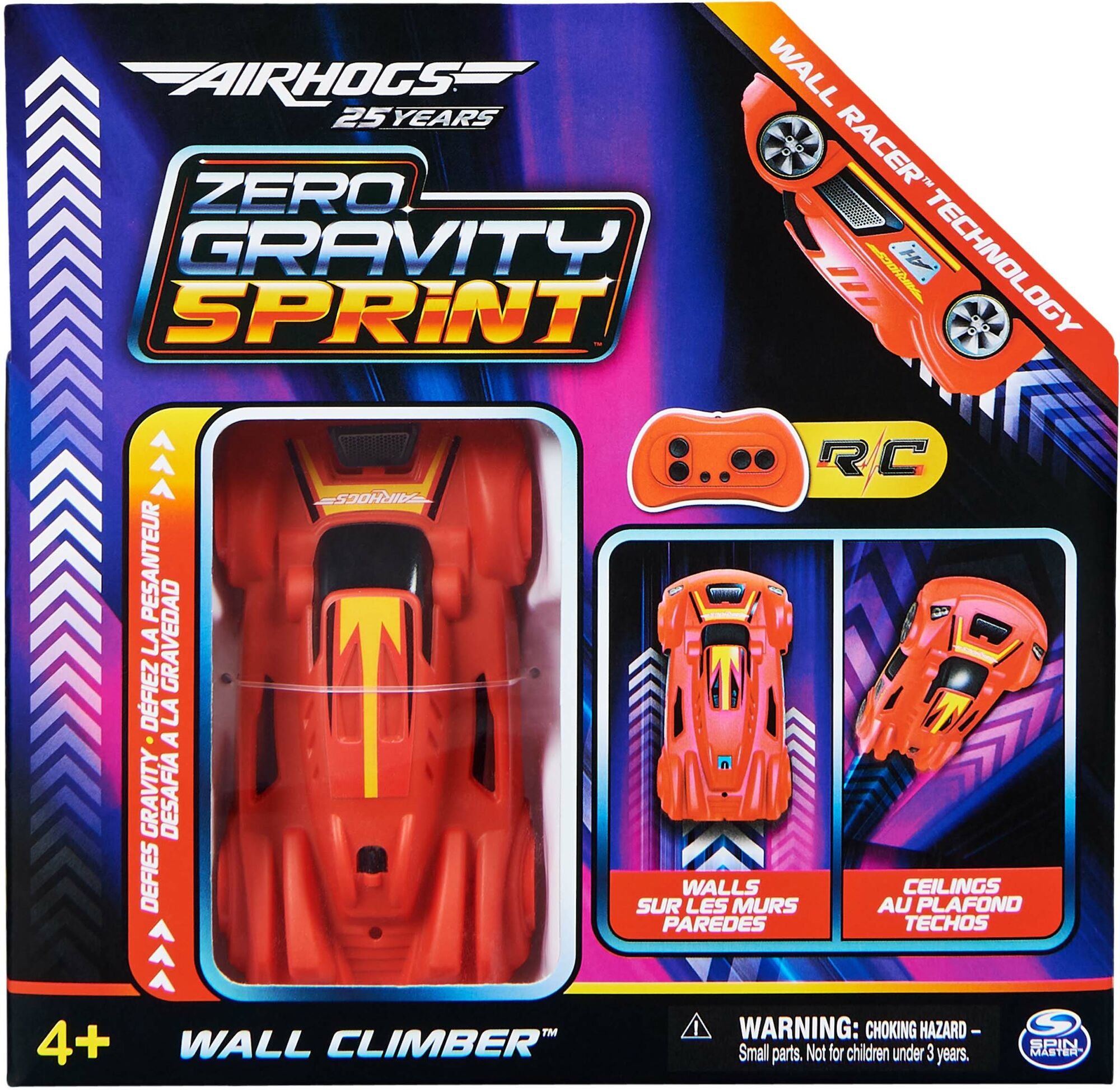 Air Hogs Zero Gravity Sprint Radiostyrd Bil Wall Climber|