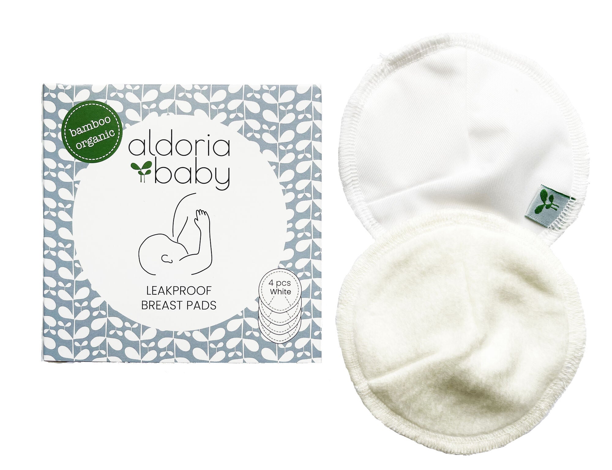 AldoriaBaby Leakproof Amningsinlägg 4-pack|