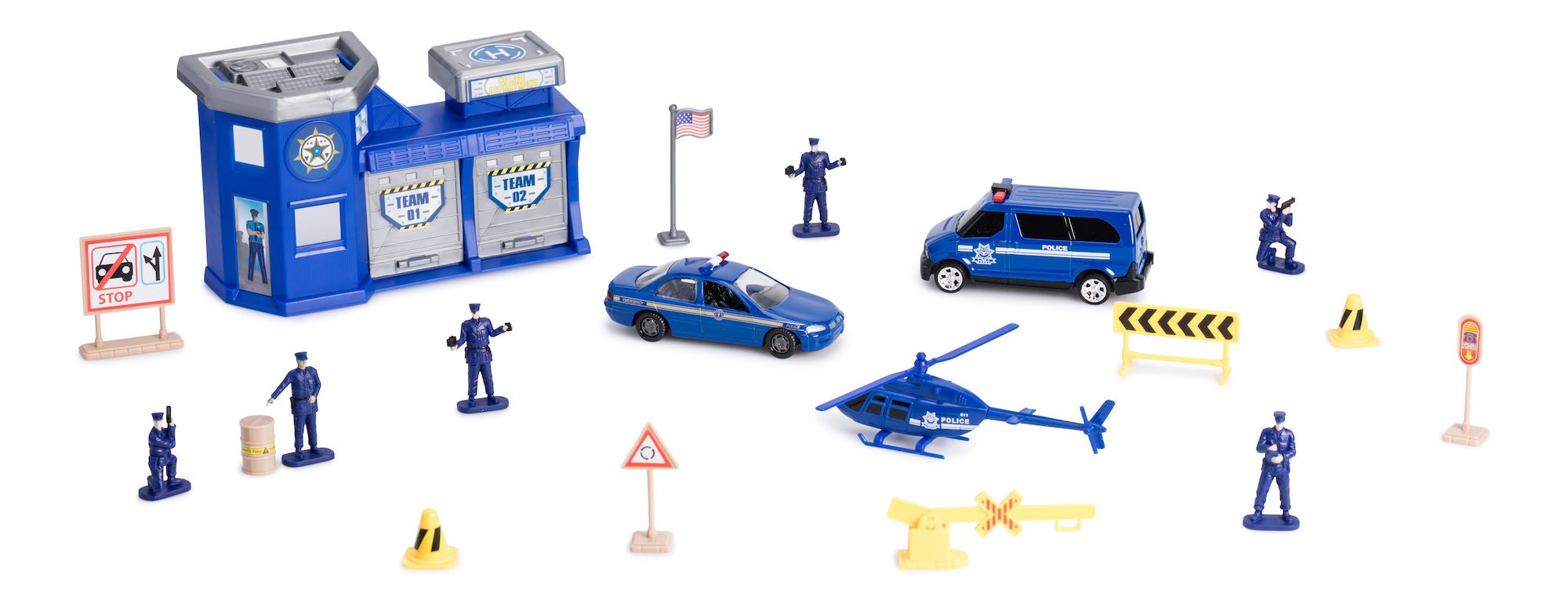 Alex's Garage Polisstation Lekset 20 Delar|