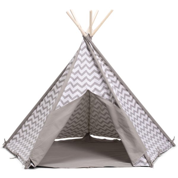 Alice &  Fox Lektält Tipi|Grå/Vit