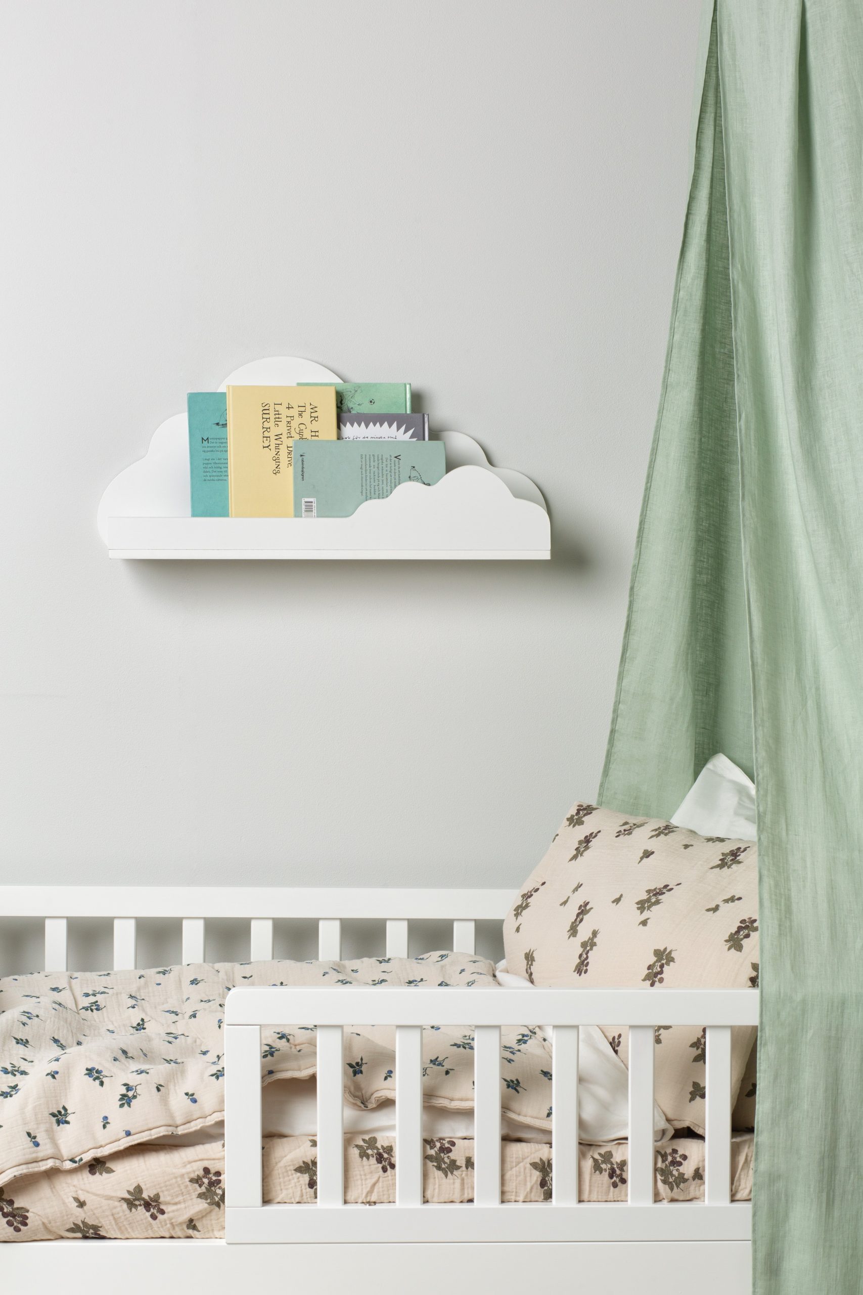 Alice &  Fox Vägghylla Moln|Vit