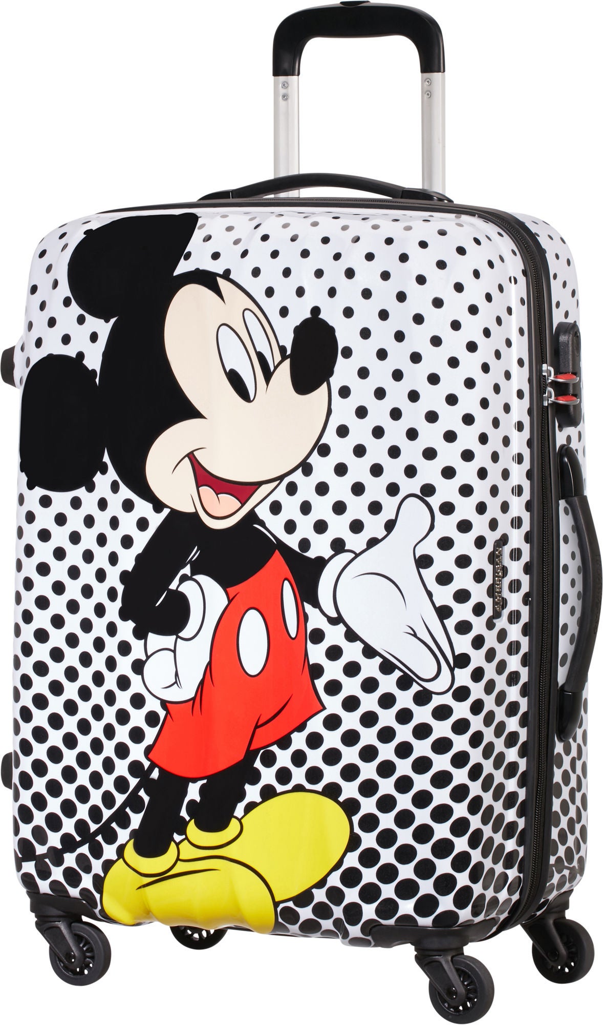 American Tourister Alfatwist Musse Pigg Resväska 63L|Polka Dot