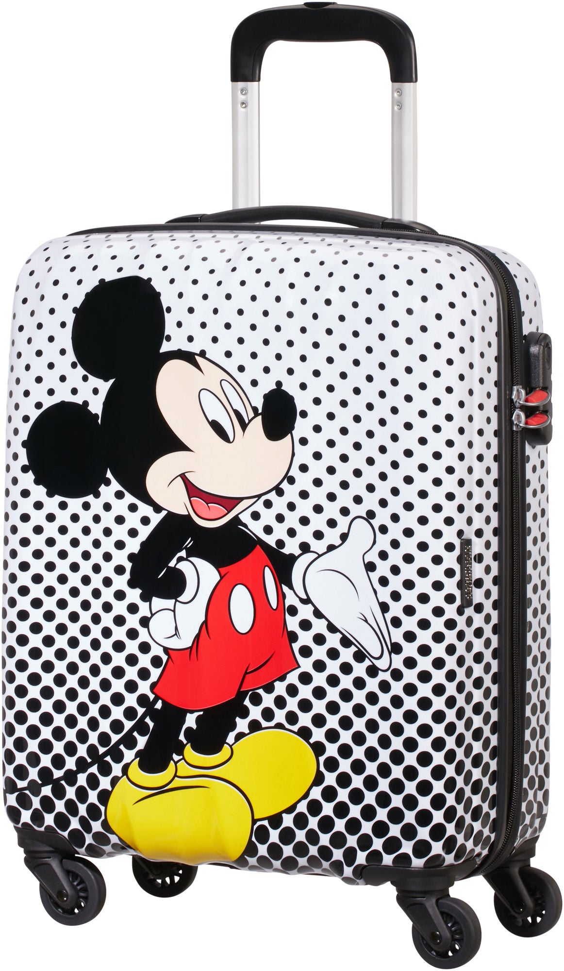 American Tourister Alfatwist Musse Pigg Resväska|Polka Dot