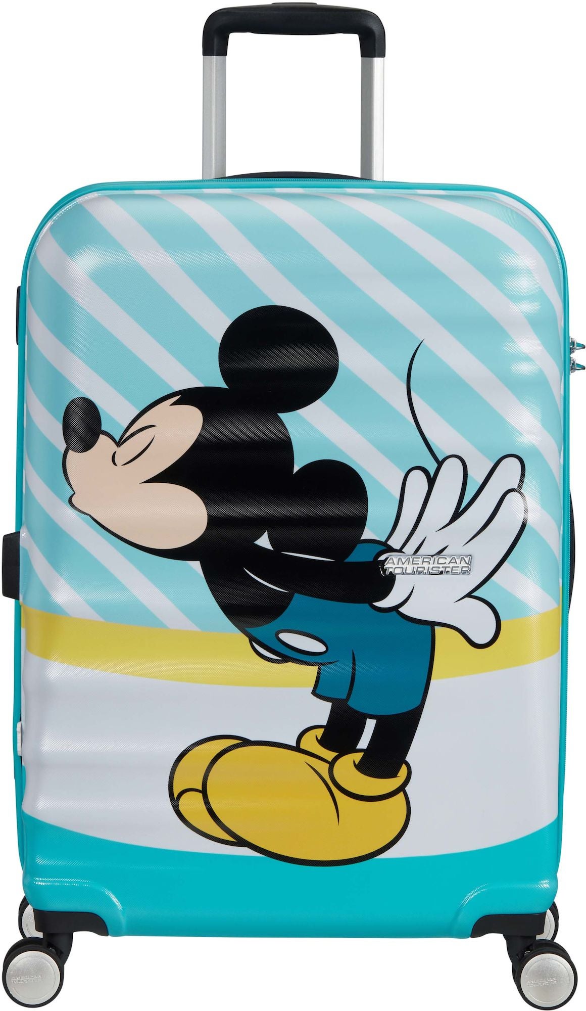 American Tourister Disney Spinner Resväska 64L|Mickey Blue Kiss