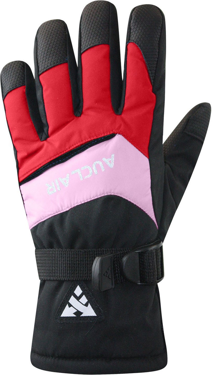 Auclair Frost JR Softshellhandske|Black/Pink/Red