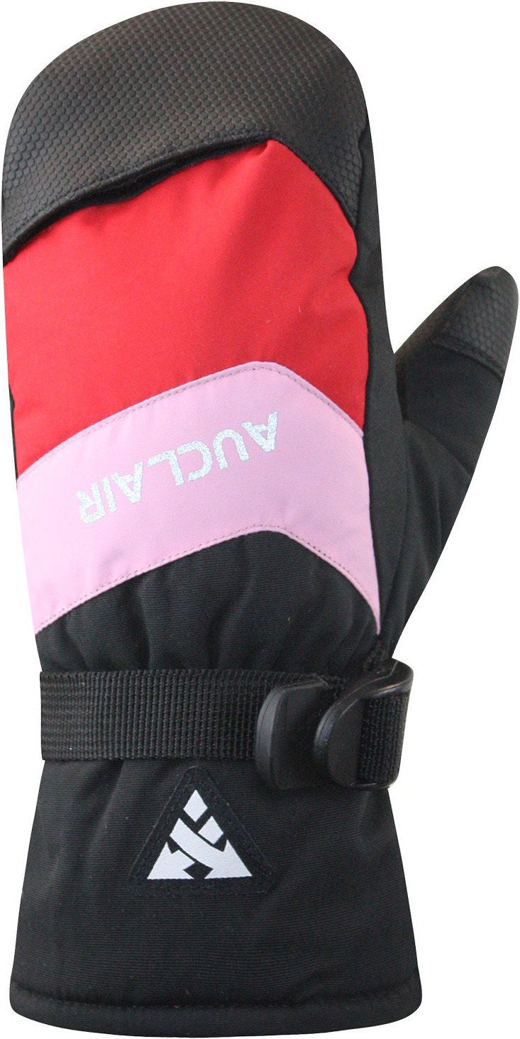 Auclair Frost JR Softshellvantar|Black/Pink/Red