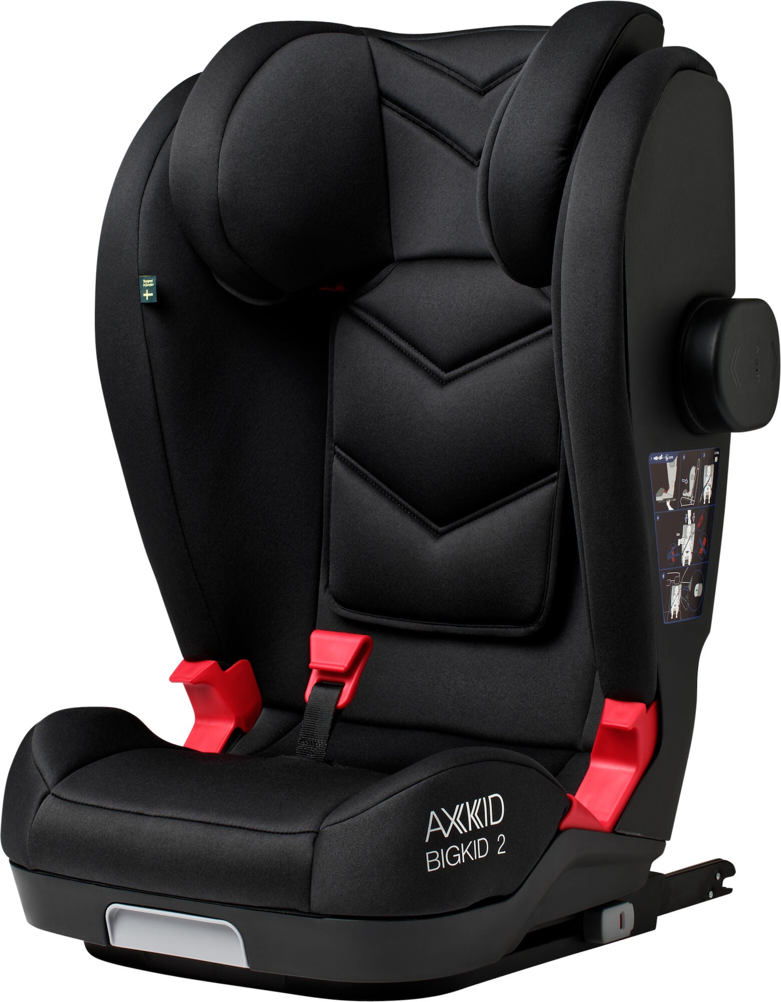 Axkid Bigkid 2 Bältesstol|Premium Black