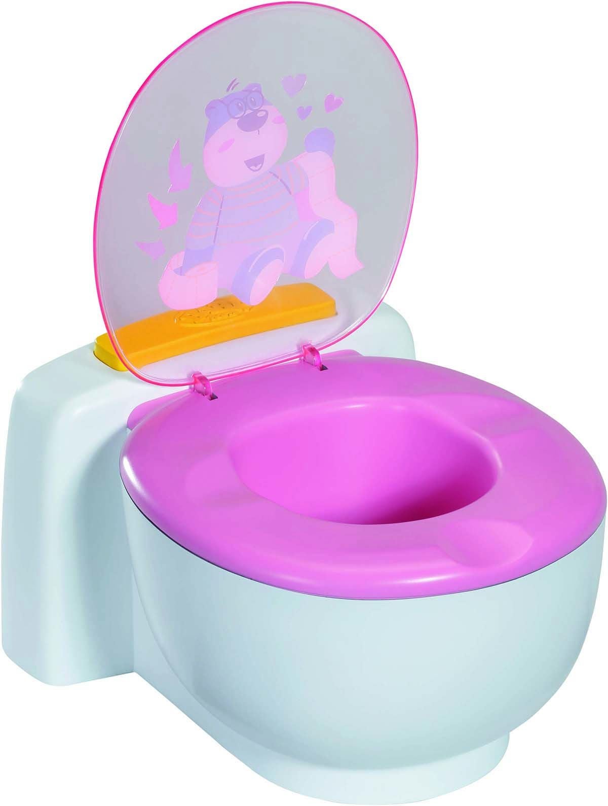 BABY Born Docktillbehör Bath Poo-Poo Toilet|