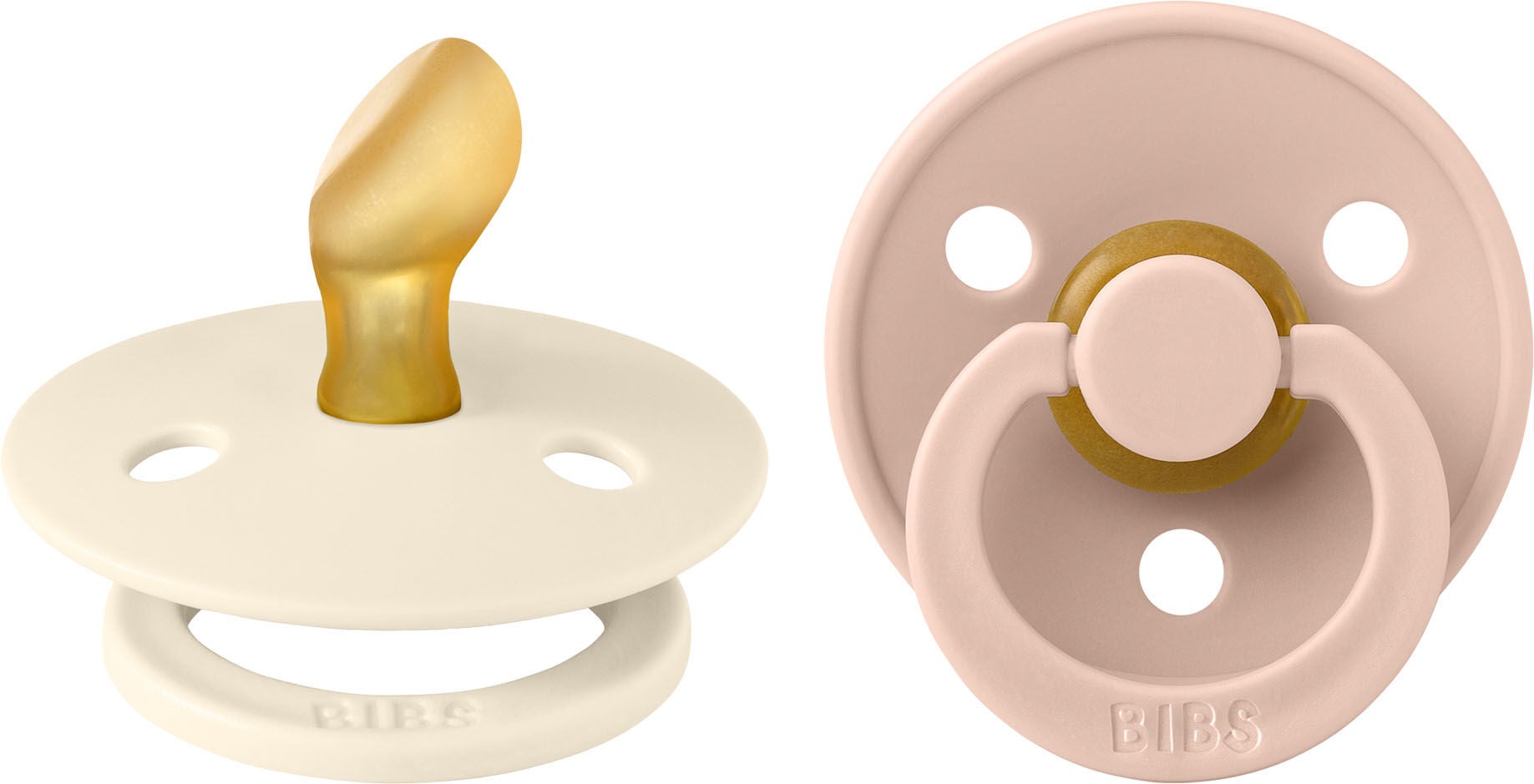 BIBS Colour Napp 2-pack Latex Stl 1 Anatomisk