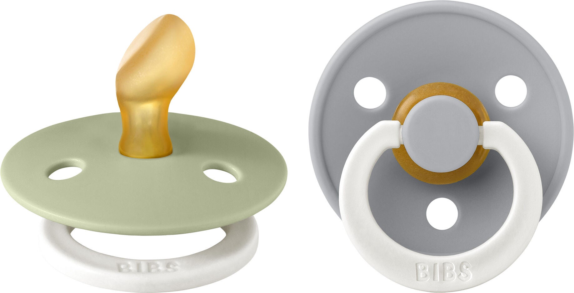 BIBS Colour Napp 2-pack Latex Stl 1 Anatomisk