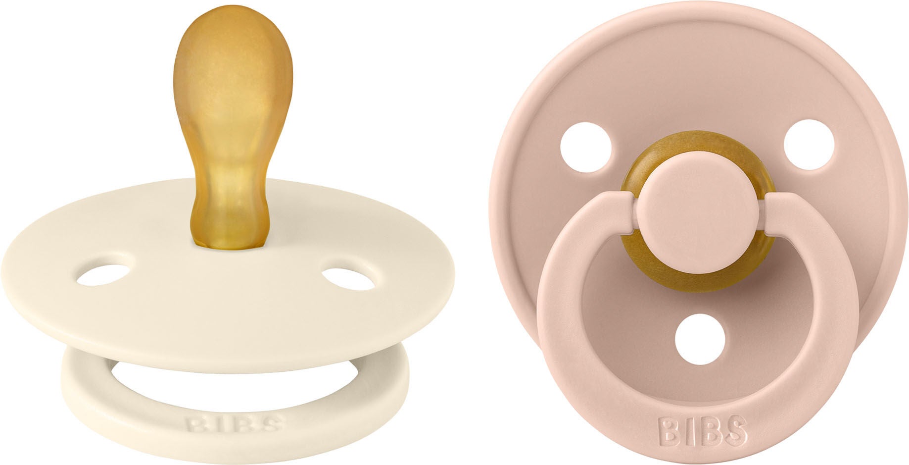 BIBS Colour Napp 2-pack Latex Stl 1 Symmetrisk