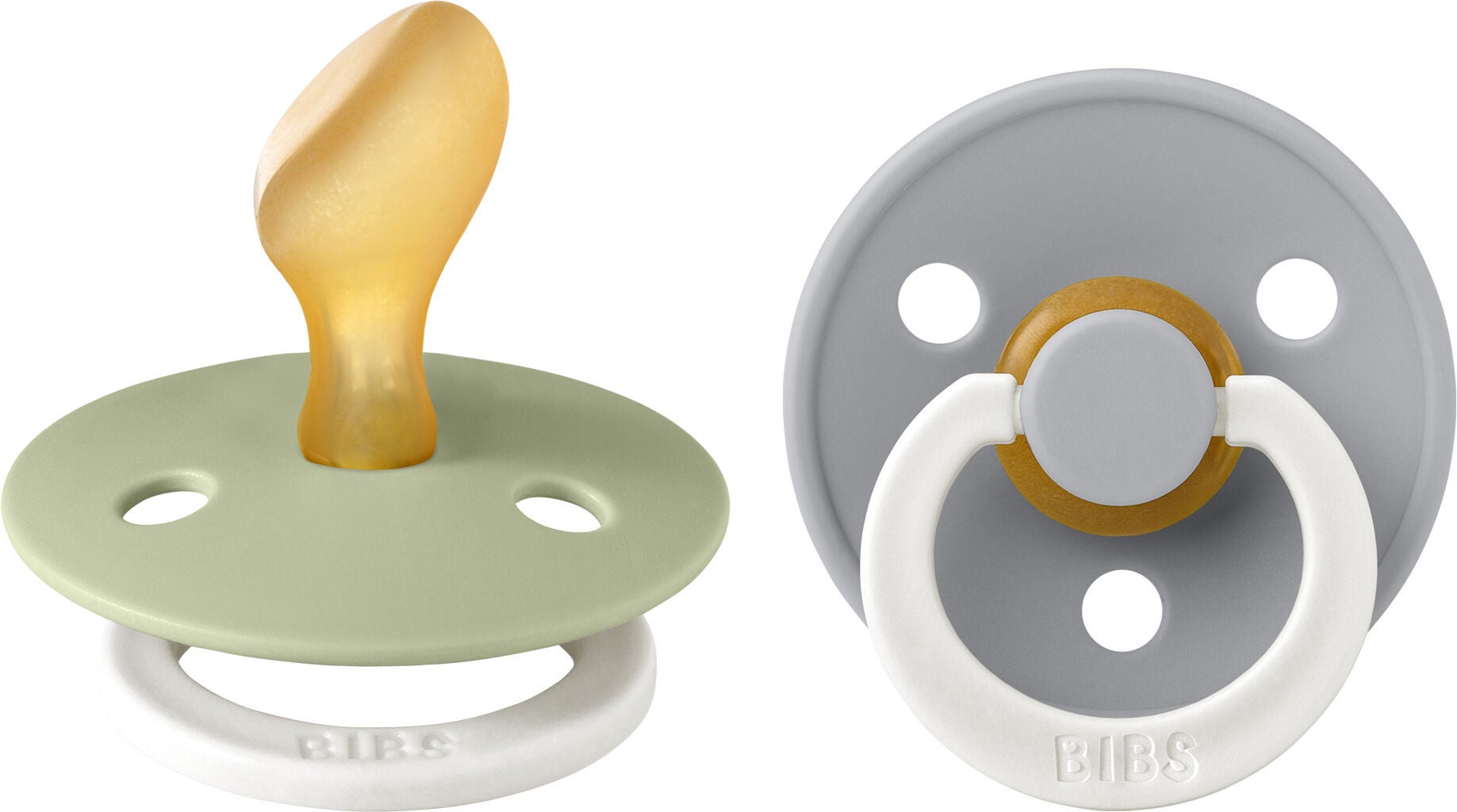 BIBS Colour Napp 2-pack Latex Stl 2 Anatomisk