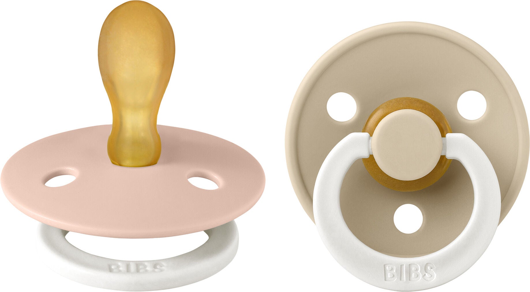 BIBS Colour Napp 2-pack Latex Stl 2 Symmetrisk