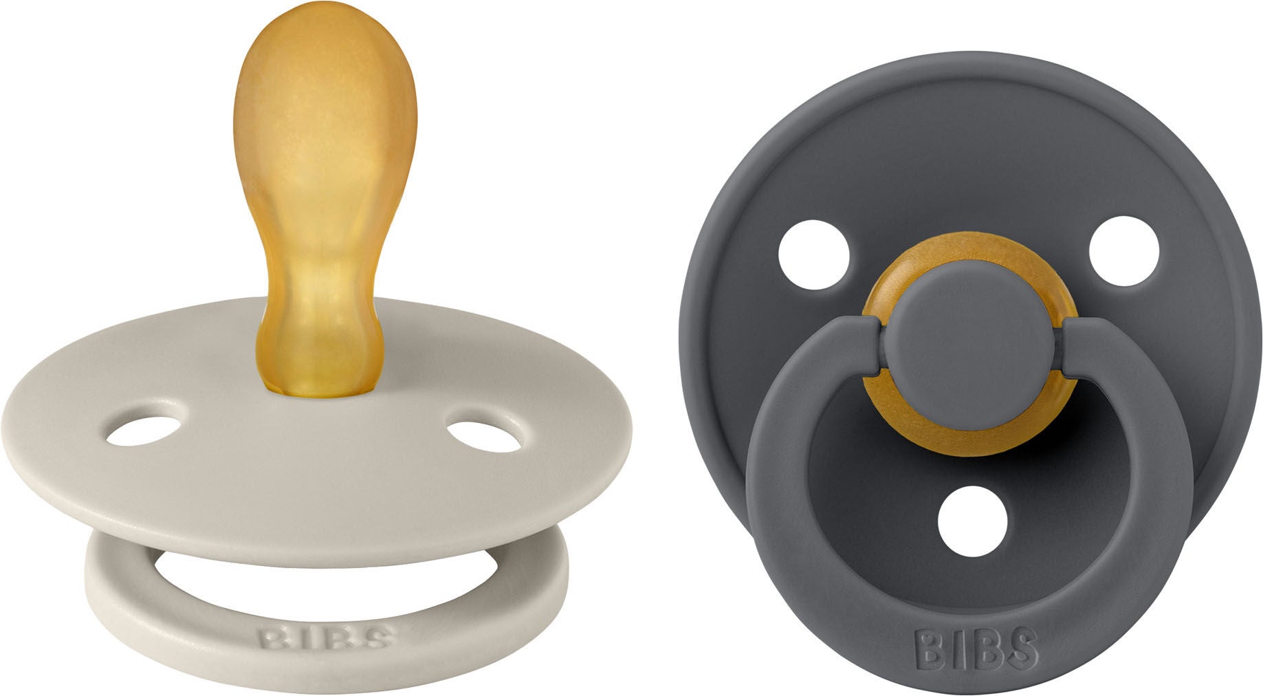 BIBS Colour Napp 2-pack Latex Stl 2 Symmetrisk