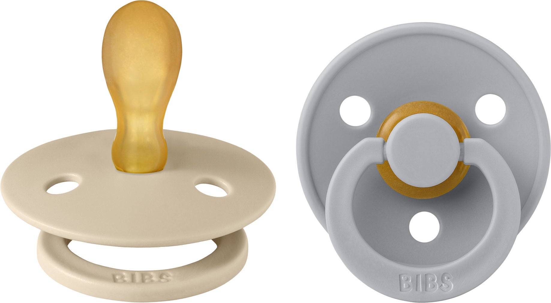 BIBS Colour Napp 2-pack Latex Stl 2 Symmetrisk