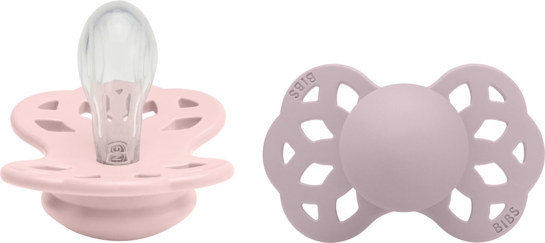 BIBS Infinity Napp 2-pack Silikon Stl 1 Symmetrisk