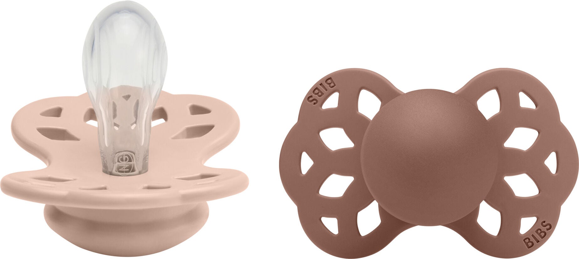 BIBS Infinity Napp 2-pack Silikon Stl 1 Symmetrisk