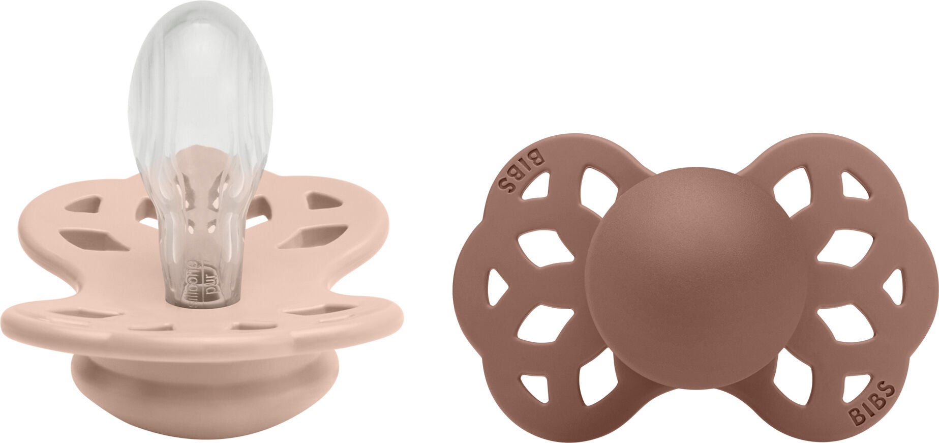 BIBS Infinity Napp 2-pack Silikon Stl 2 Symmetrisk