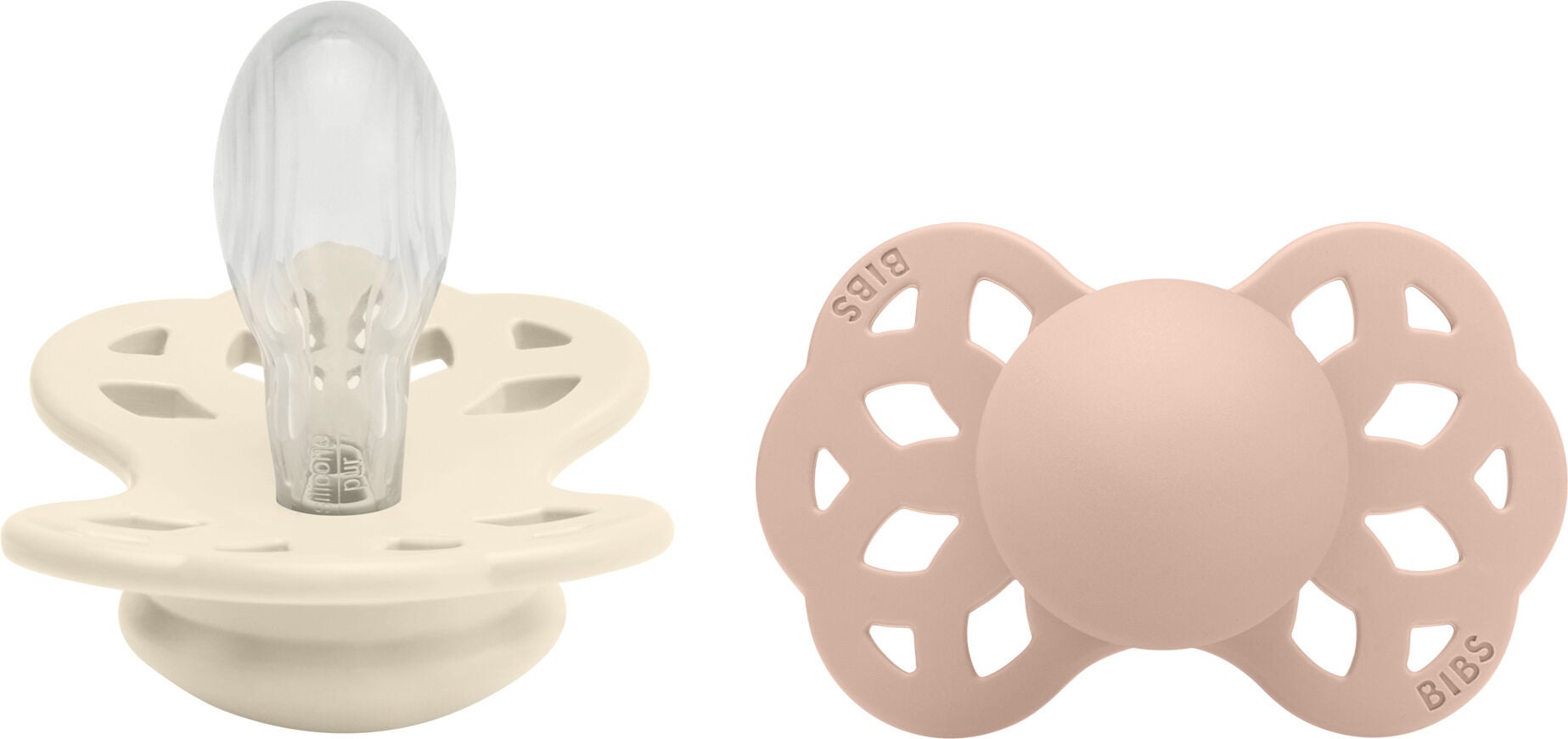 BIBS Infinity Napp 2-pack Silikon Stl 2 Symmetrisk