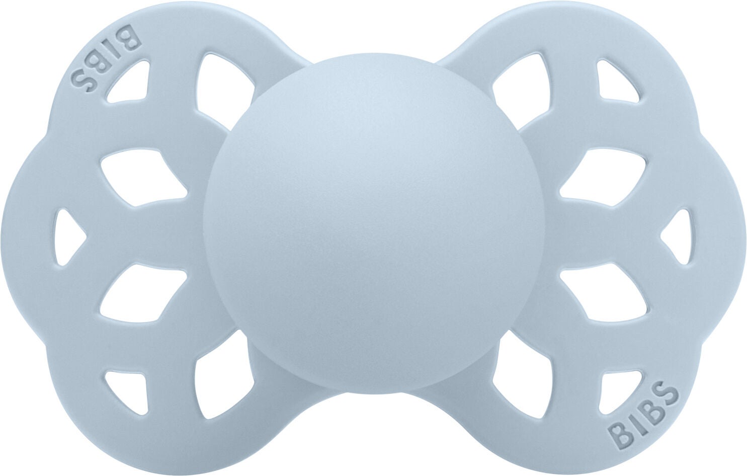 BIBS Infinity Napp Stl 1 Symmetrical|Baby Blue