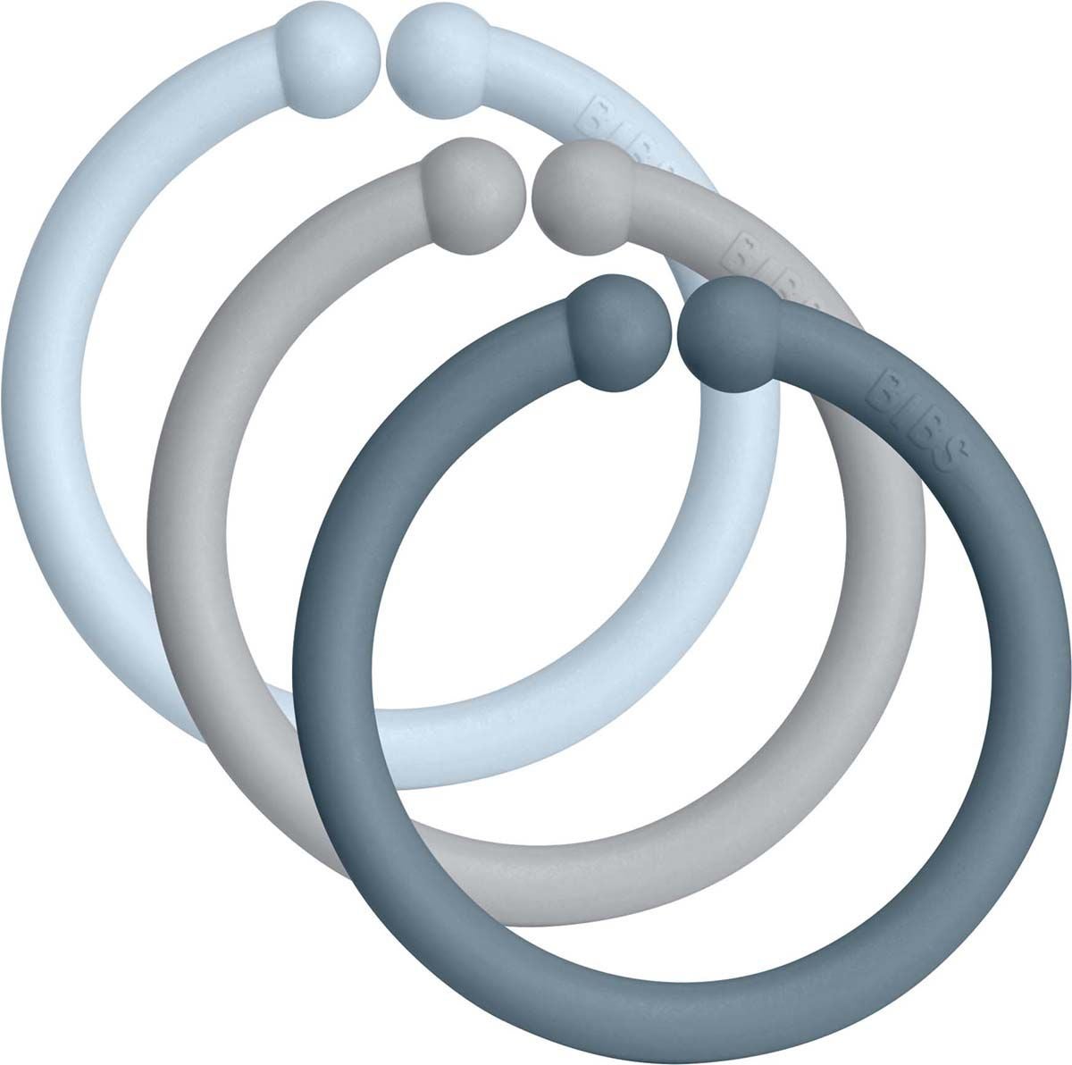 BIBS Loops 12-pack|BBlu/Clou/Pet