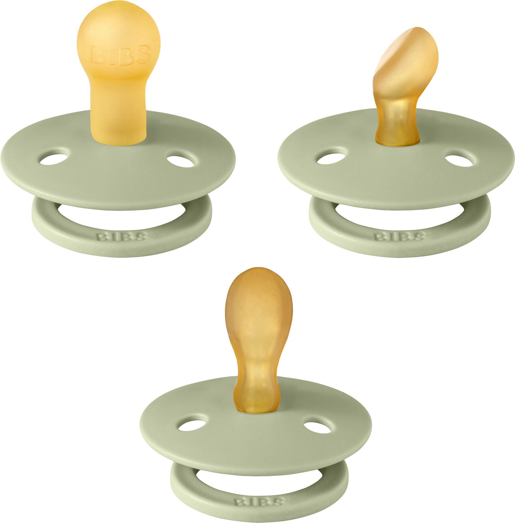 BIBS Try-it Colour Napp 3-pack Latex Stl 1|Sage