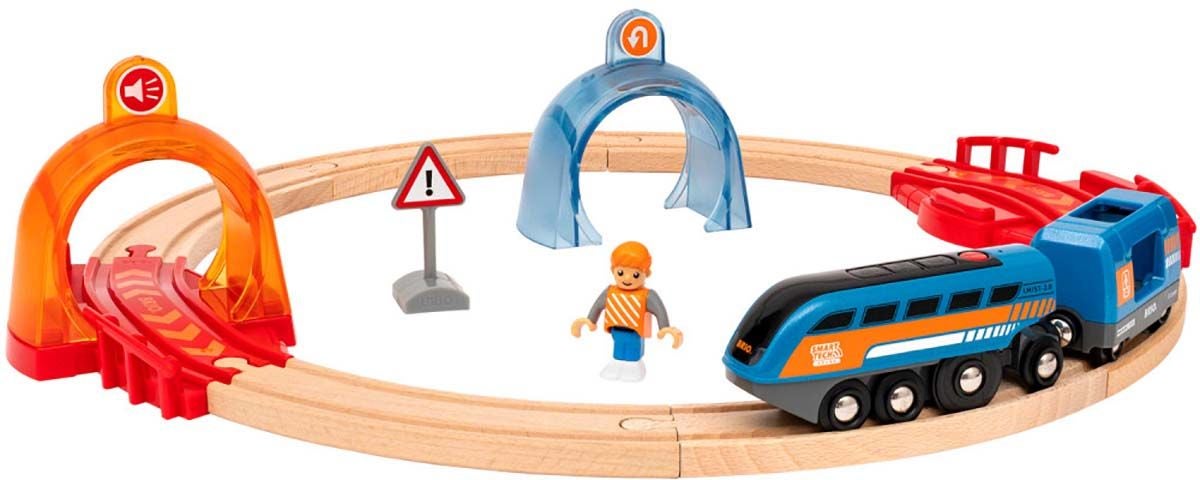 BRIO 33974 Smart Tech Tunnel 14 Delar Med Interaktiva Funktioner|