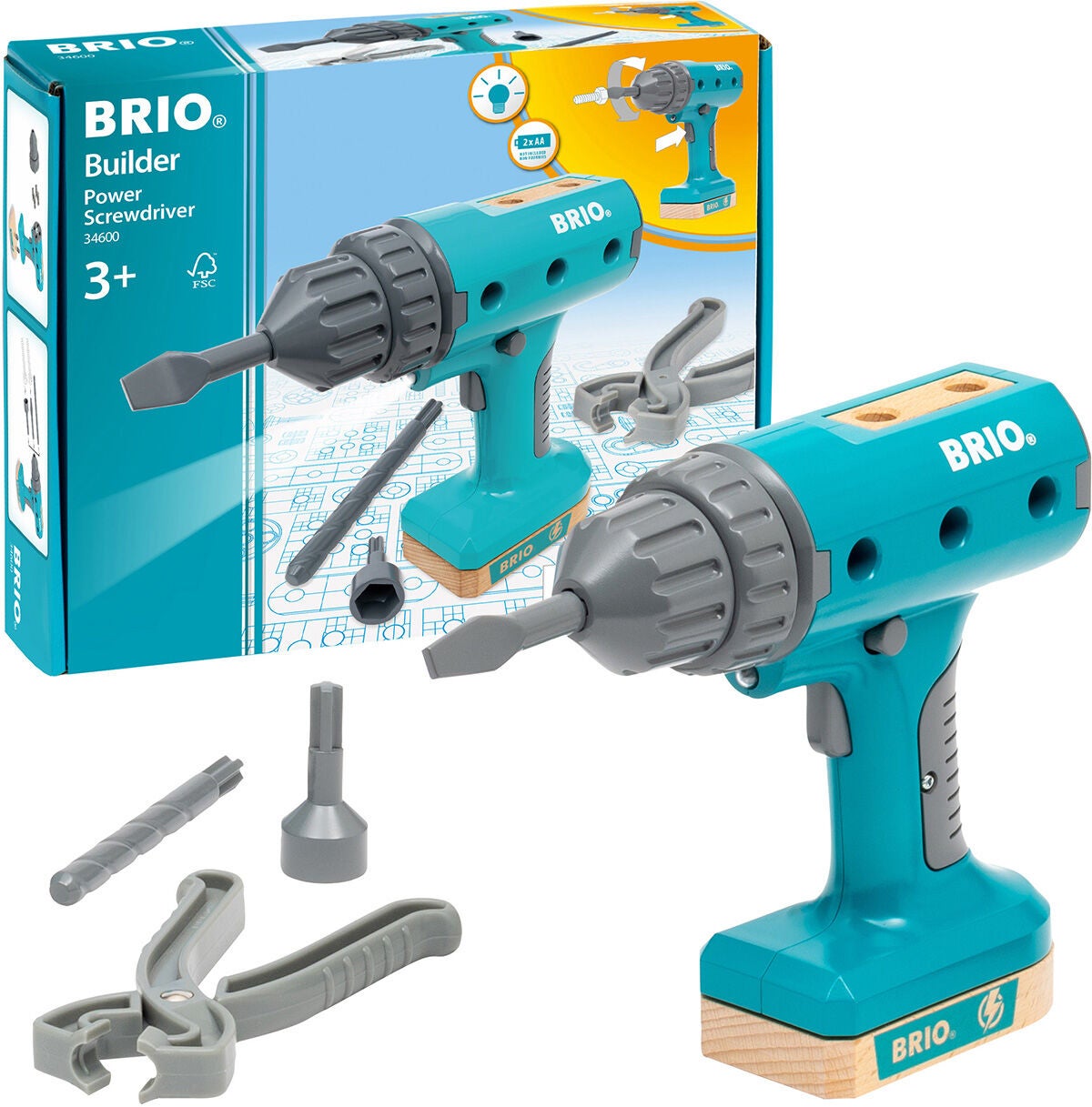 BRIO 34600 Builder Kraft Skruvmejsel|