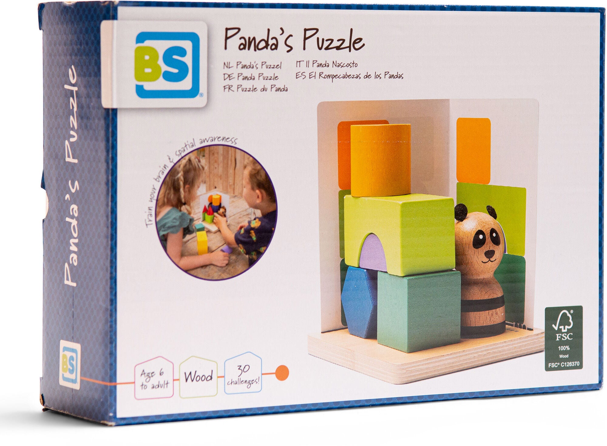 BS Toys Panda's Puzzle Spel|