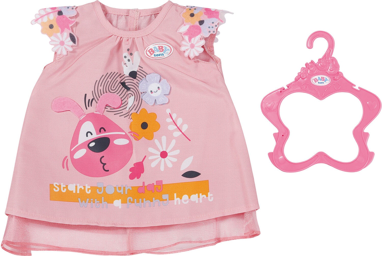 Baby Born Dockkläder Klänning Hund 43 cm|Rosa