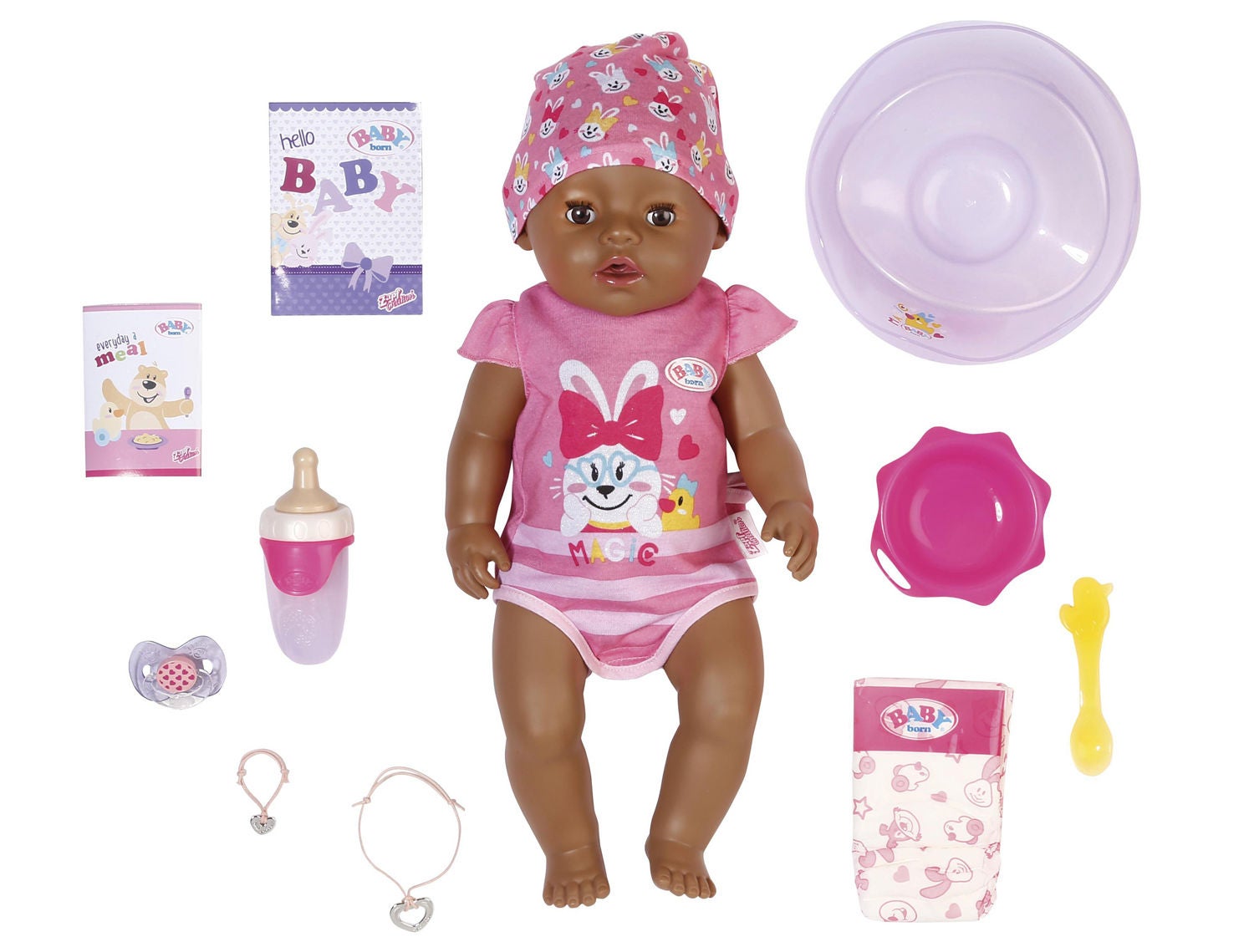 Baby Born Magic Flicka Docka Med Bruna Ögon 43 cm|