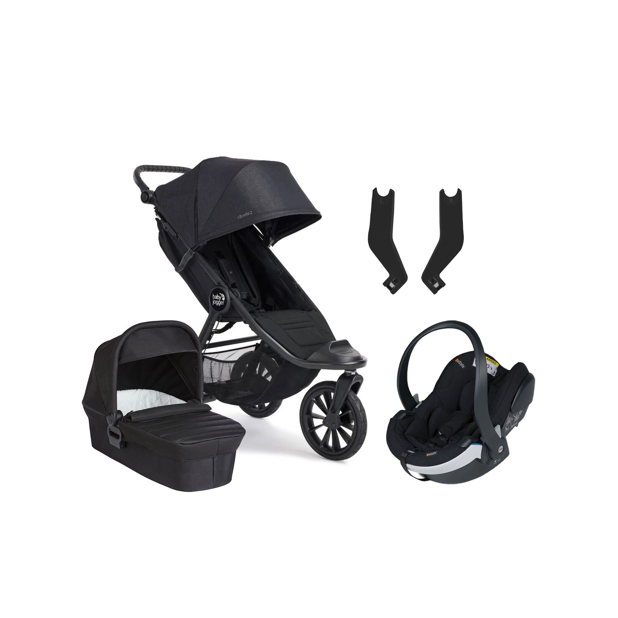 Baby Jogger City Elite 2 Duovagn inkl. BeSafe iZi Go Modular X2