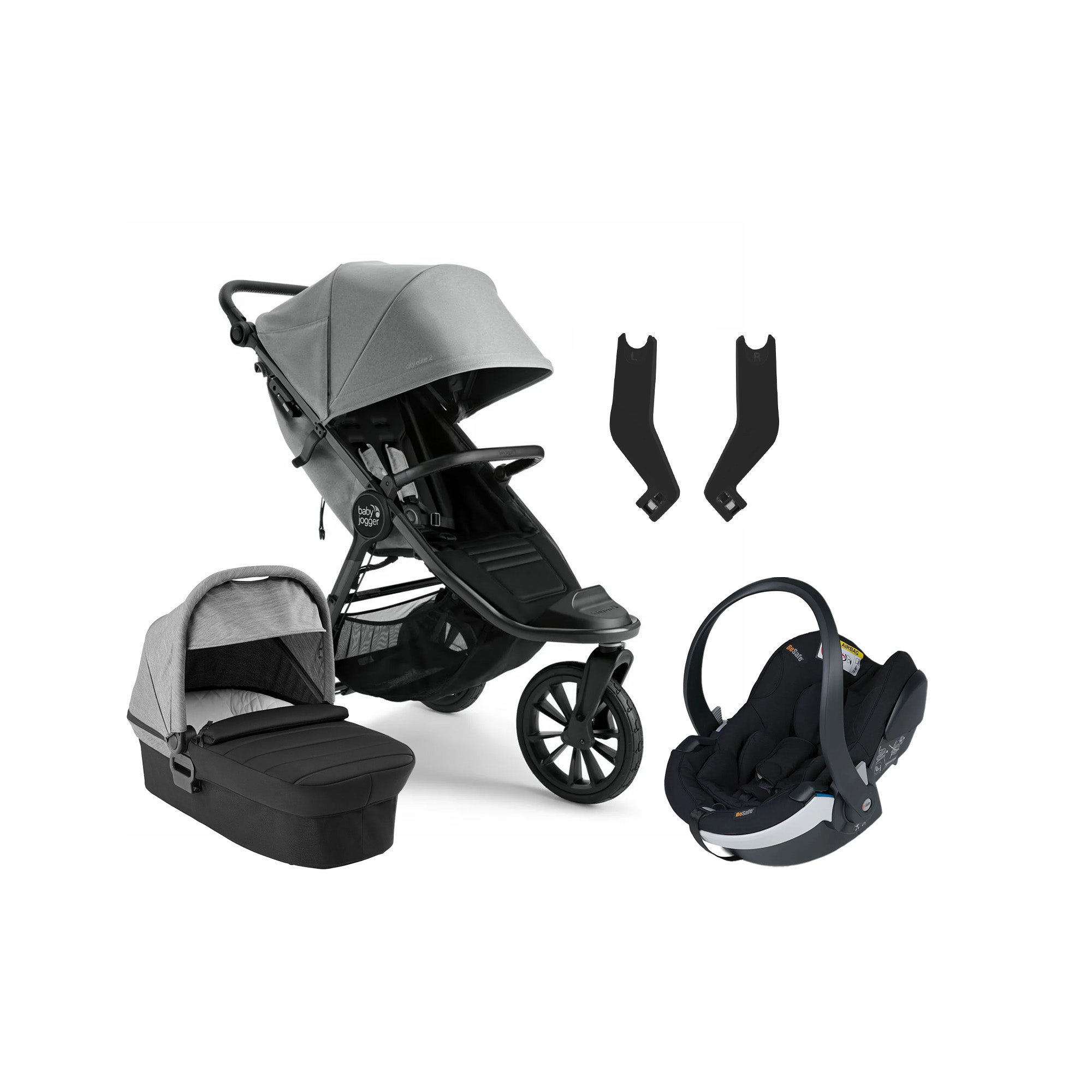 Baby Jogger City Elite 2 Duovagn inkl. BeSafe iZi Go Modular X2