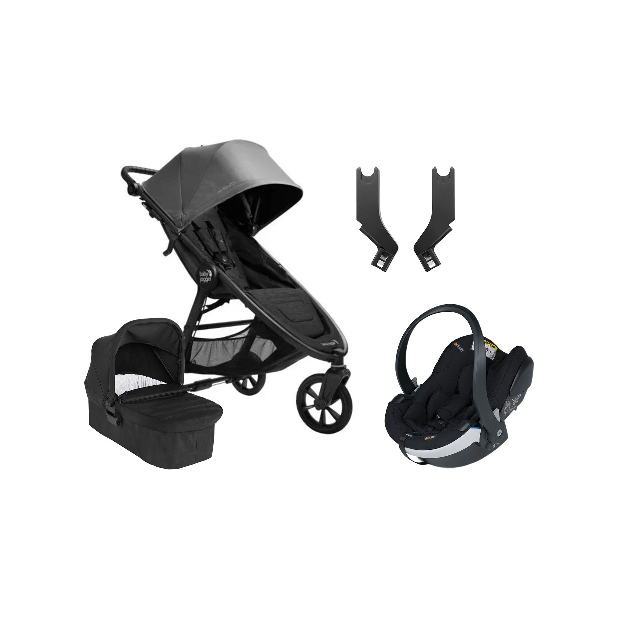 Baby Jogger City Mini GT 2.1 Duovagn inkl. BeSafe iZi Go Modular X2