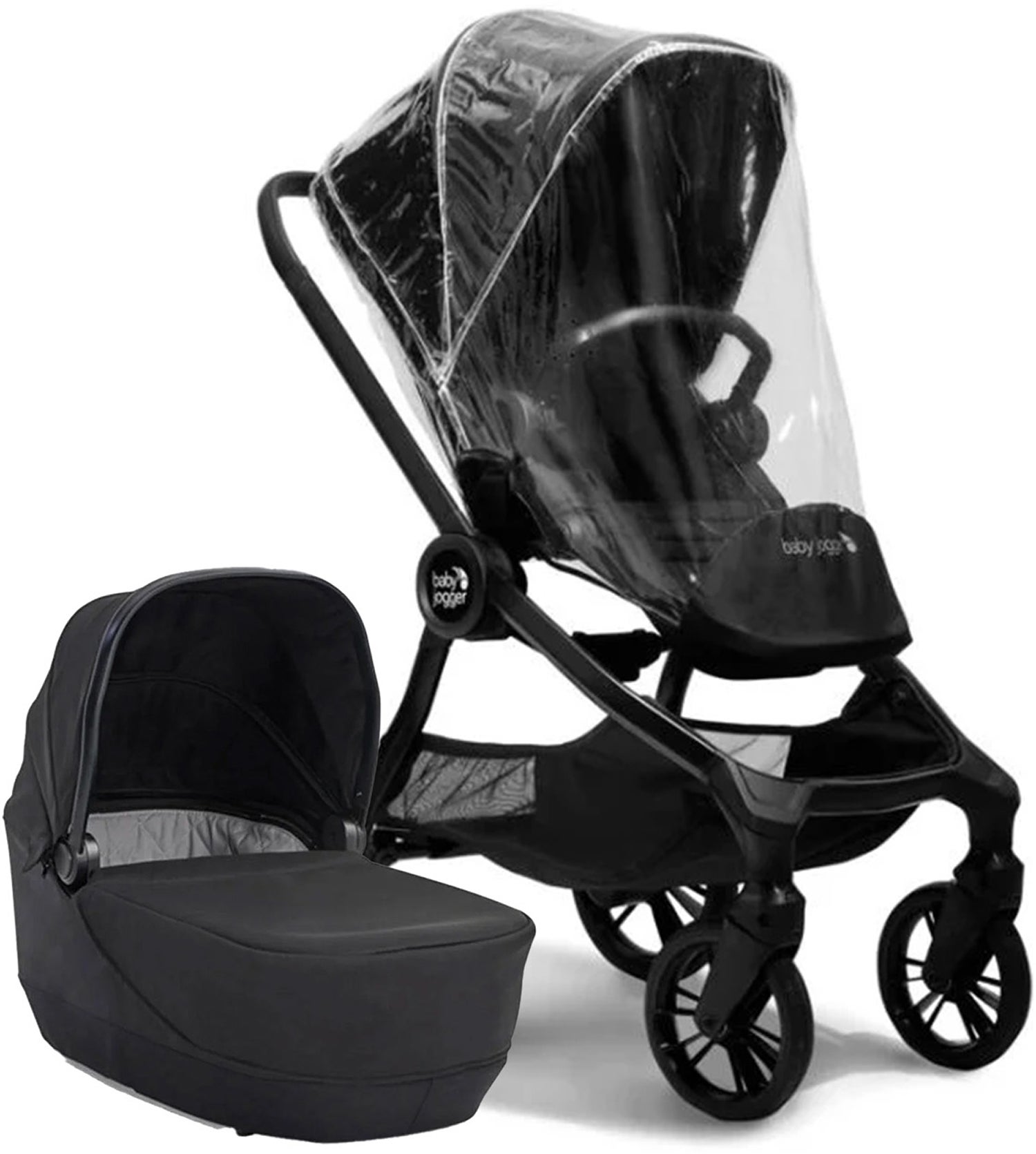 Baby Jogger City Sights Duovagn inkl. Regnskydd