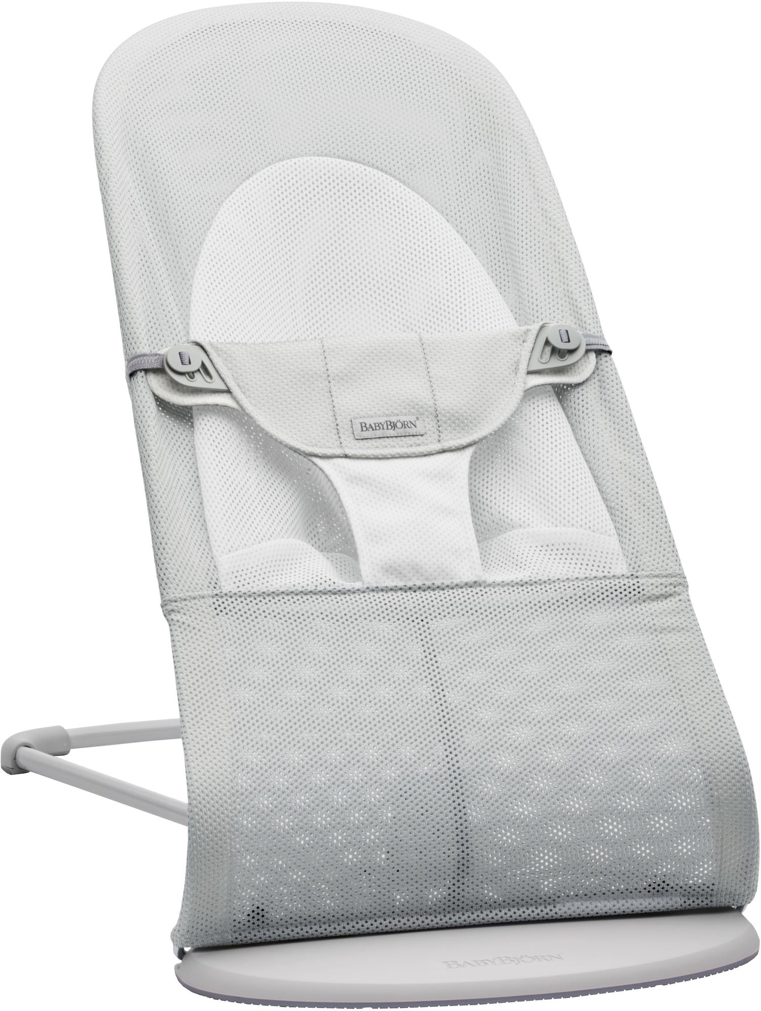 BabyBjörn Balance Soft Babysitter Mesh|Silver/Vit