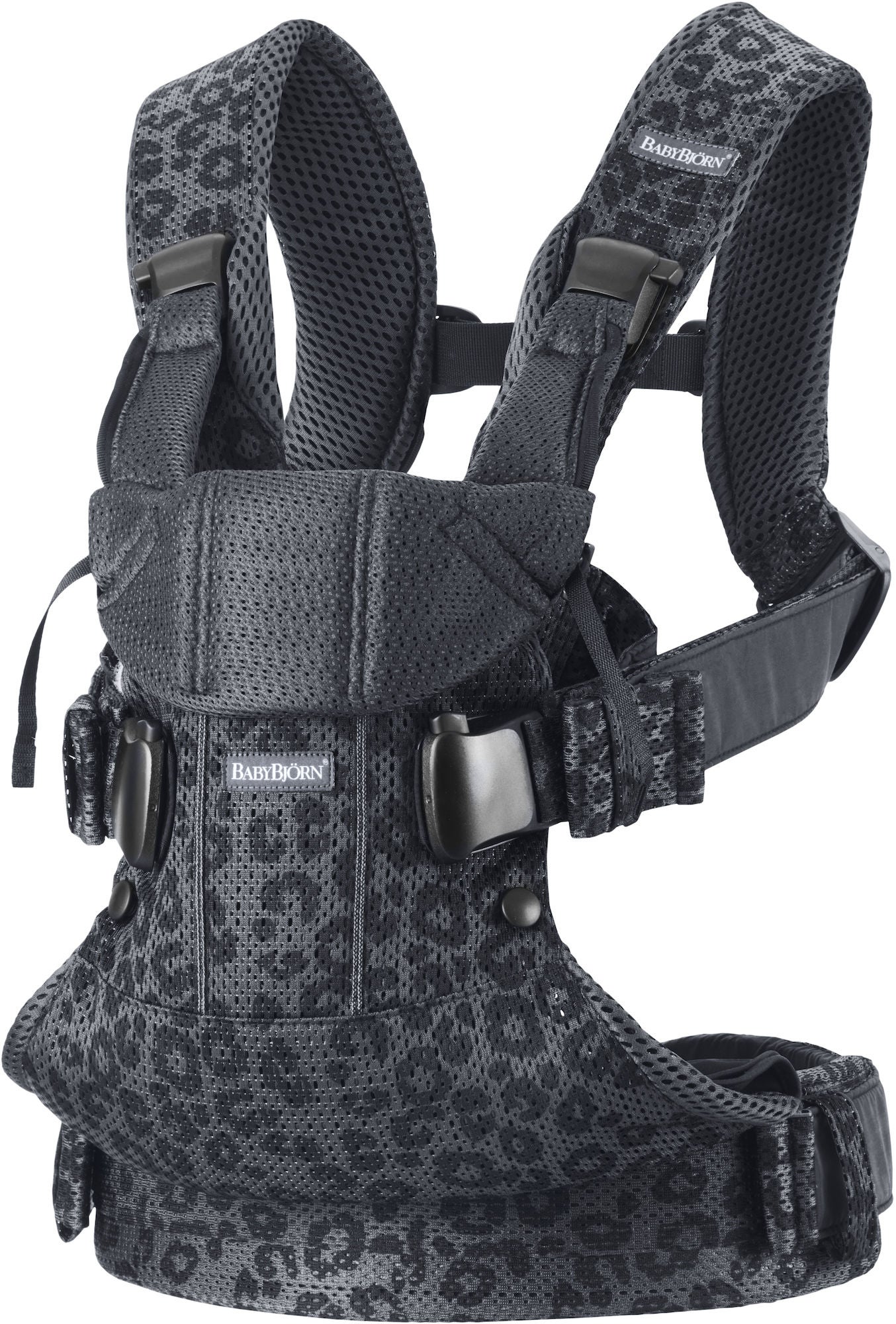BabyBjörn One Air Bärsele 3D Mesh|Antracit Leopard