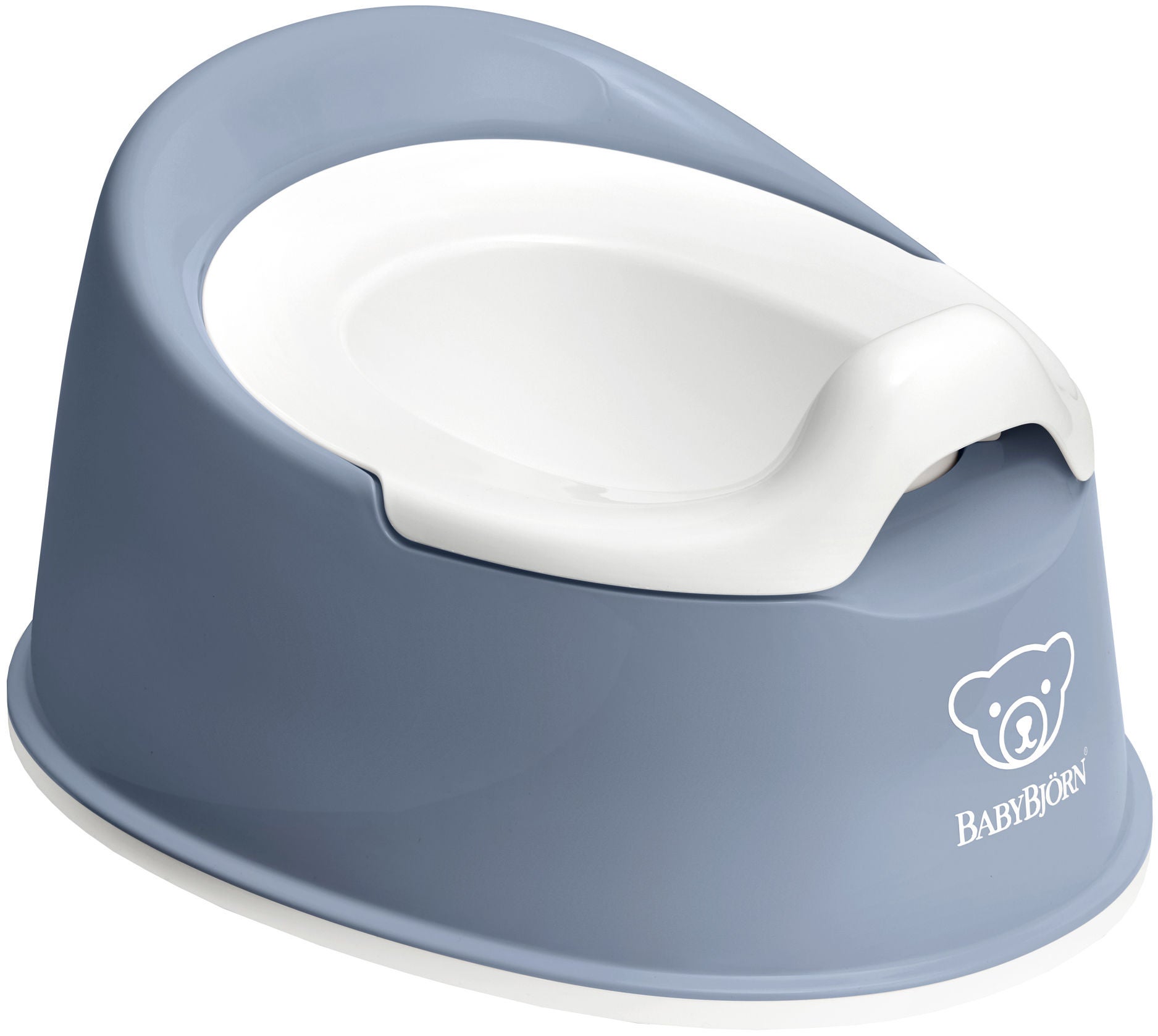 BabyBjörn Smart Potta|Gråblå/Vit