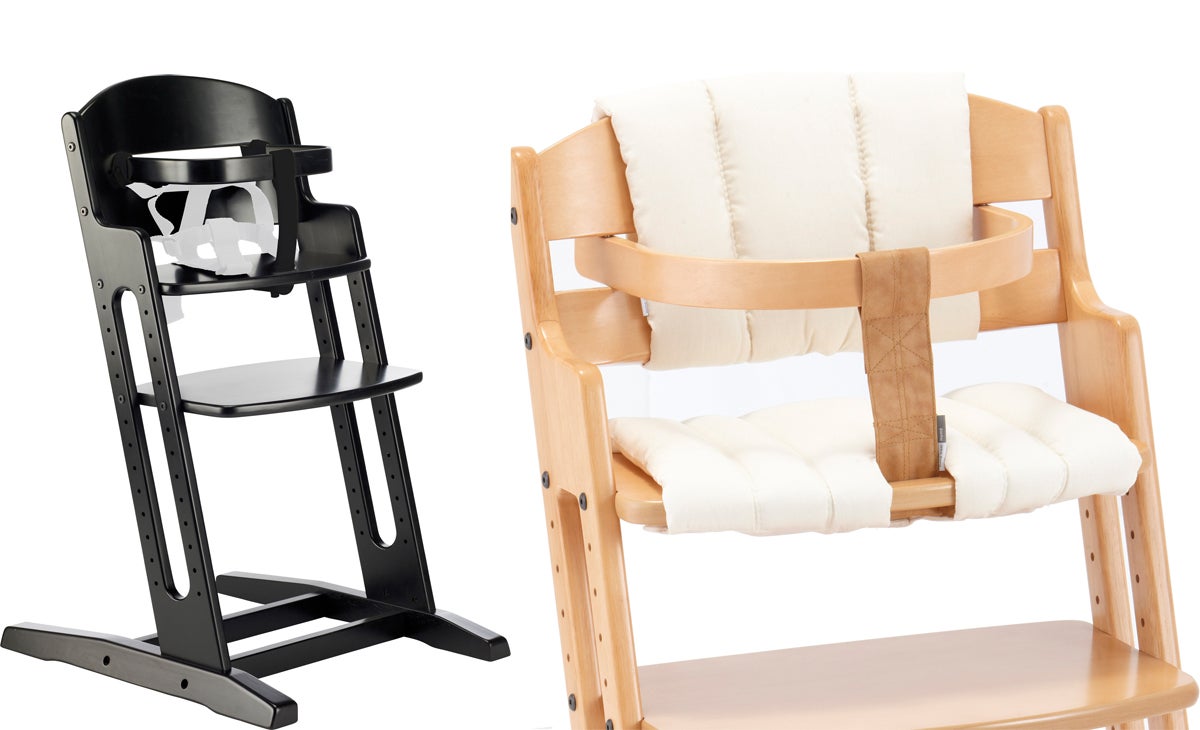 BabyDan Danstolen Matstol|Svart + Matstolsdyna