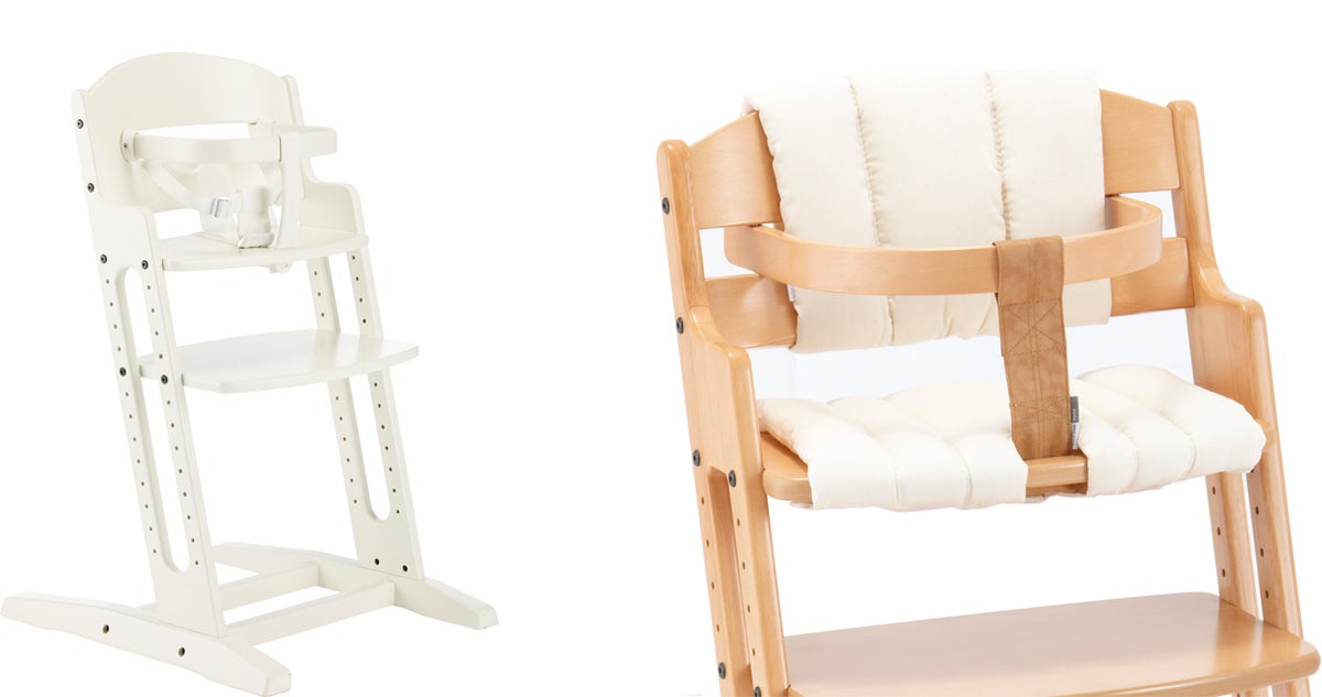 BabyDan Danstolen Matstol|Vit + Matstolsdyna