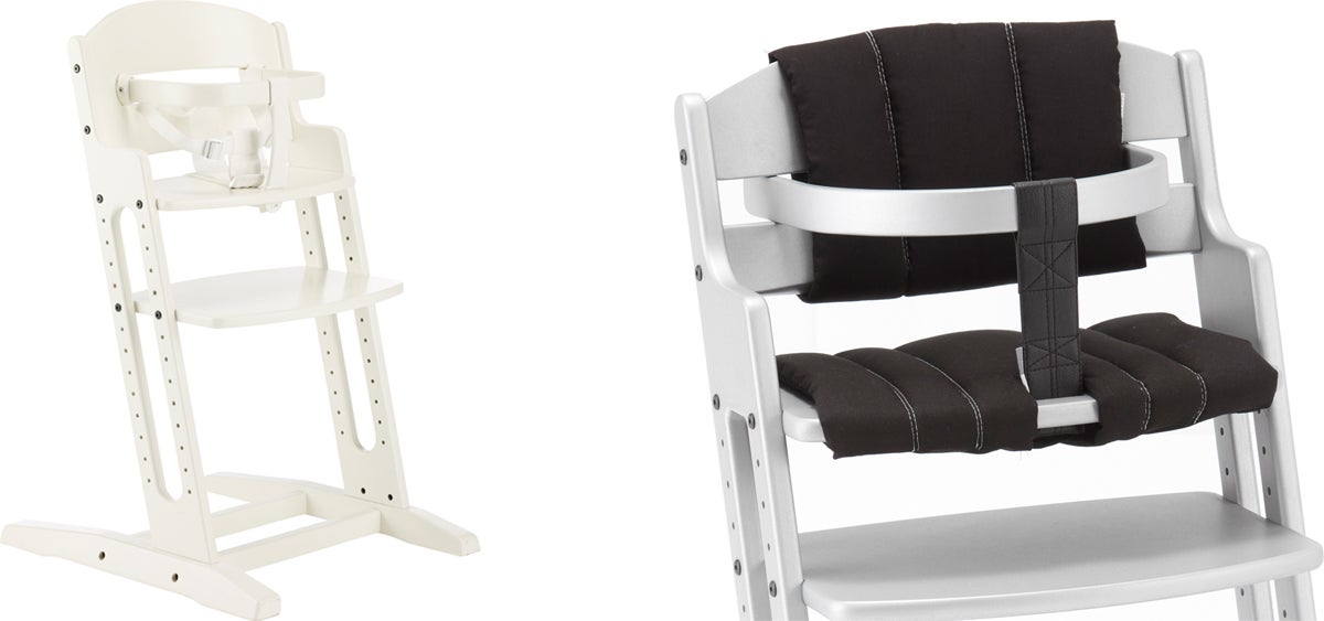 BabyDan Danstolen Matstol|Vit + Matstolsdyna