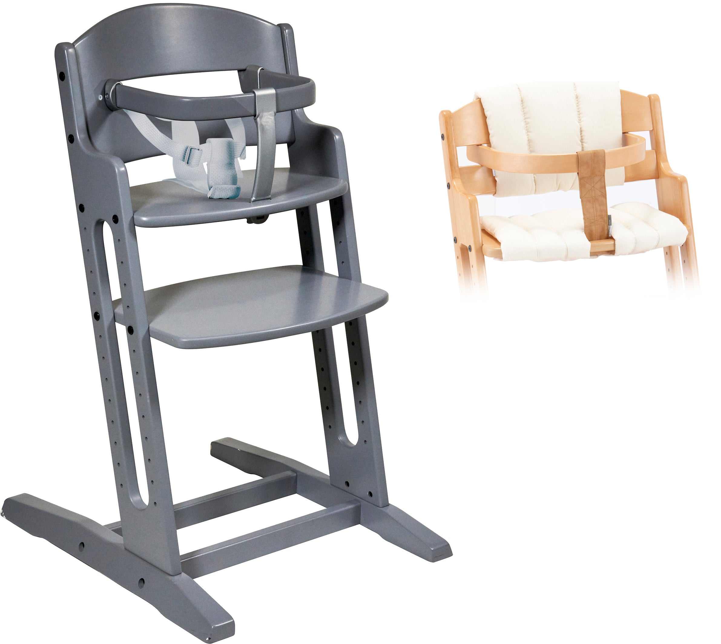 BabyDan Danstolen Matstol med Matstolsdyna